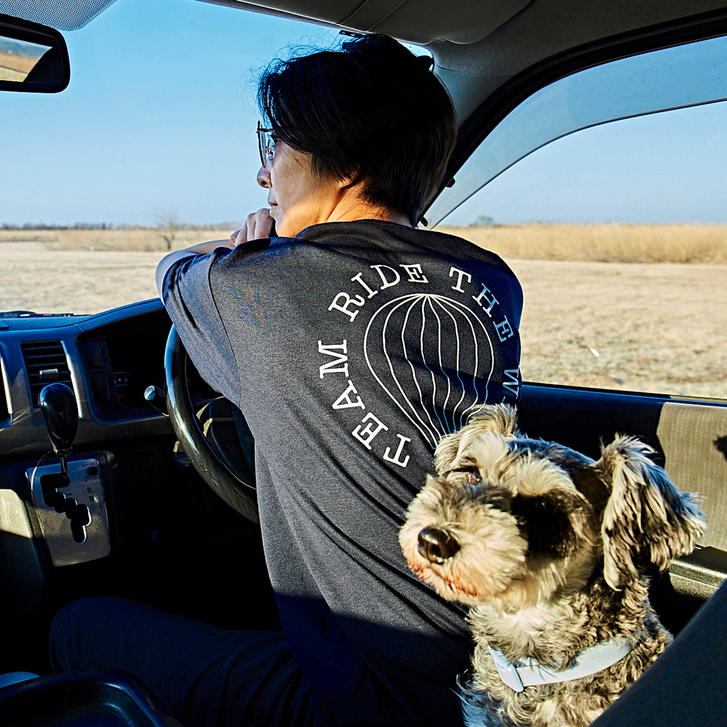 <FIELD WEAR>ナチュラル&ドライ TEE(速乾素材) FAMILY BALLON FLIGHT
